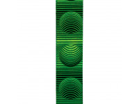 D'Addario Polyester Guitar Strap, Optical Art, Green Orbs